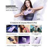 OPPO Reno13 Pro AI Phone, 16GB+1TB, Screen Fingerprint, 6.83 inch ColorOS 15.0 Dimensity 8350 Octa Core, NFC, OTG, Network: 5G